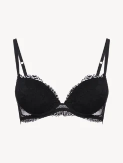 La Perla Sujetador Push-up De Encaje Negro
