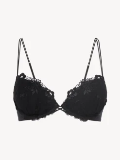 La Perla Sujetador Push-up De Lycra Con Tul Bordado Negro