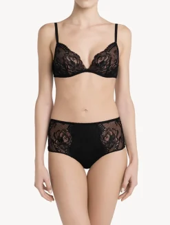 La Perla Sujetador Sin Aros De Encaje Negro