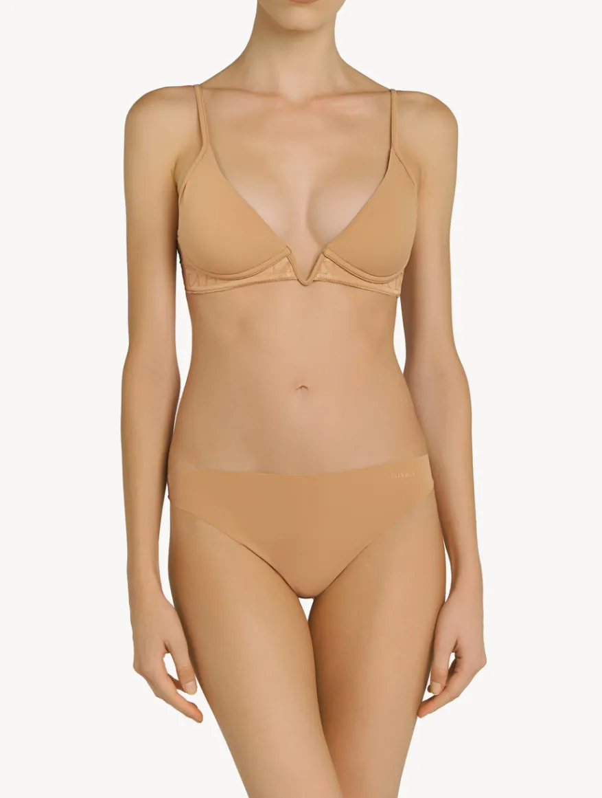 La Perla Sujetador Triangular Acolchado Sin Aro Y Escote En V Color Amaretto