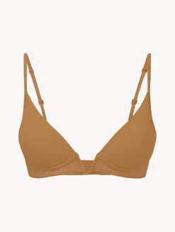 La Perla Sujetador Triangular Acolchado Sin Aro Y Escote En V Color Avellana
