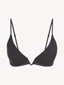 La Perla Sujetador Triangular Acolchado Sin Aro Y Escote En V Color Negro