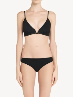 La Perla Sujetador Triangular Acolchado Sin Aro Y Escote En V Color Negro