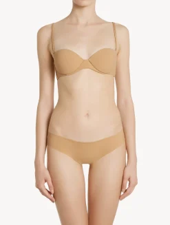 La Perla Tanga Cortado Con Láser Color Carne