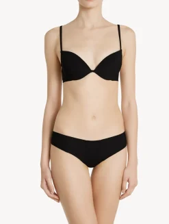 La Perla Tanga Cortado Con Láser Color Negro