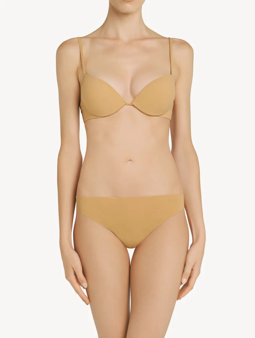 La Perla Tanga En Lycra Color Avellana