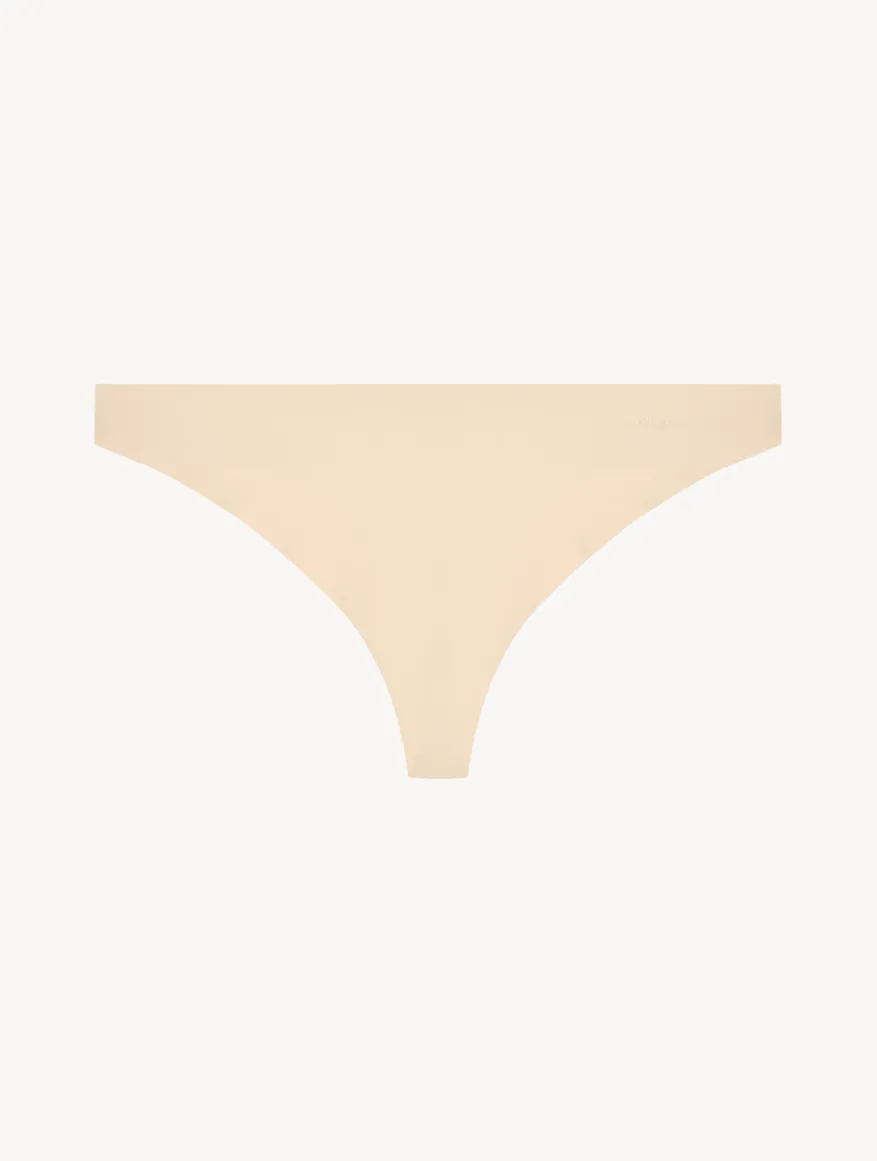 La Perla Tanga En Lycra Color Leche
