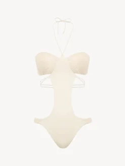 La Perla Trikini De Color Champán Con Cuentas