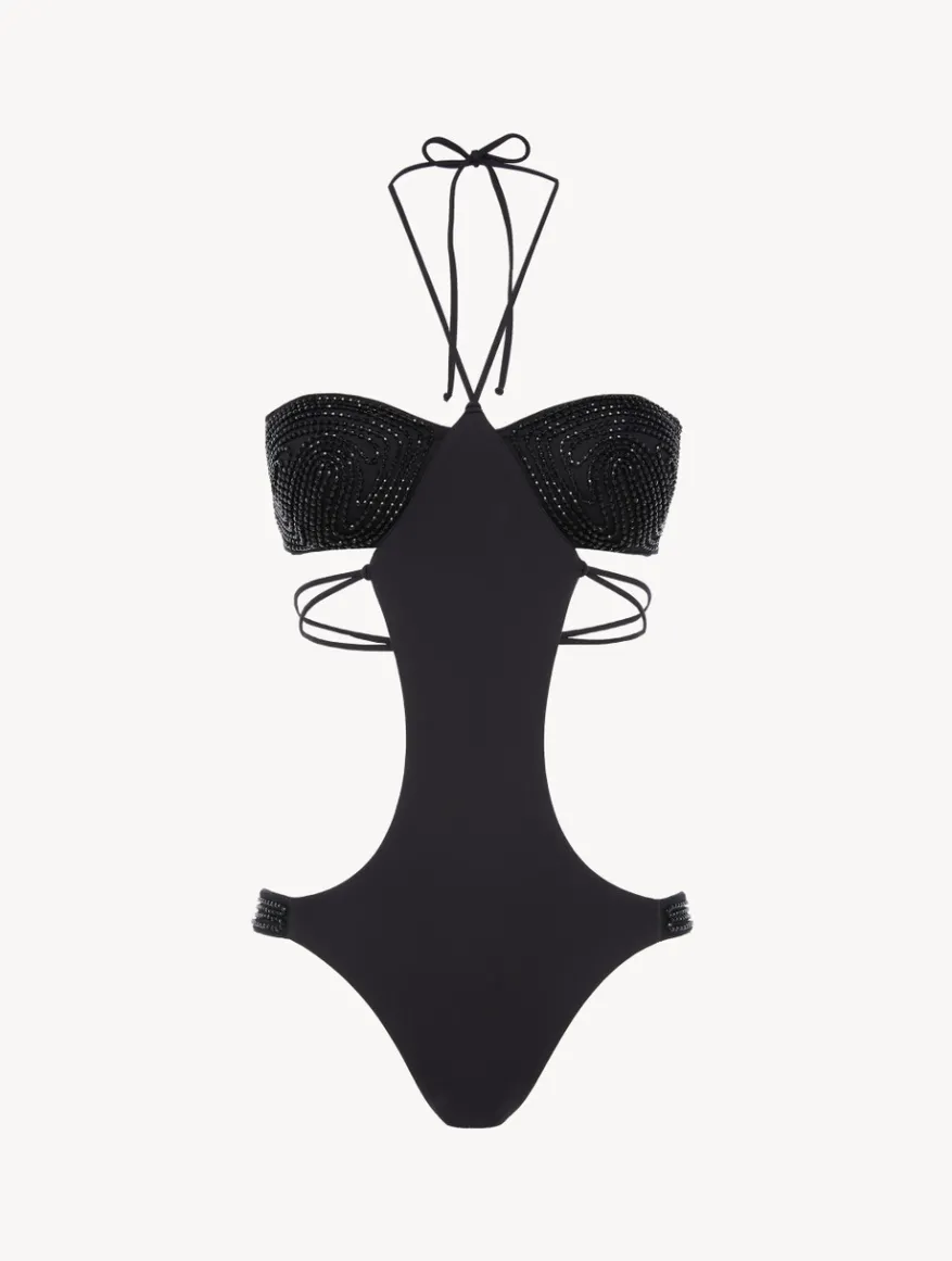 La Perla Trikini De Color Con Cuentas