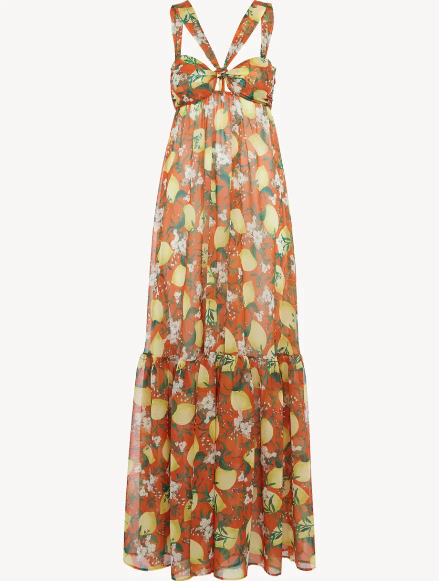 La Perla Vestido Maxi Estampado De Color